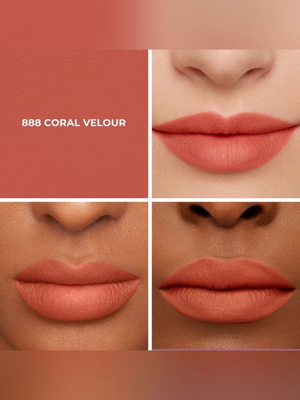 Laura Mercier- Coral Velour Lipstick 888